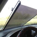 ZS - Anti-UV Retractable Car Sunshade Curtain - Black 50x125cm