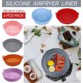 ZS - 2 Pcs Silicone Airfryer Liner - Round