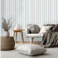 Cottage Stripe Wallpaper