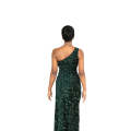 Glamorous Sequin Evening Gown in Green