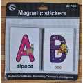 Magnetic Alphabet Stickers
