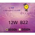 Dr. Light 12W LED Rechargeable Bulb B22