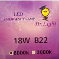 Dr. Light 18W LED Rechargeable Bulb B22