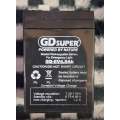 GD-6V 4.5AH Solar Gel Battery - 73x49x110mm