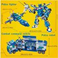 700pcs City Patrol Police Building Blocks Kit