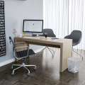 Clean Oak Office Desk