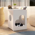 Pet Side Table White