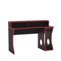 Gamer Desk Freemont Black and Red