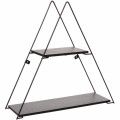 Triangular Geometric Shelf Black