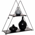 Triangular Geometric Shelf Black