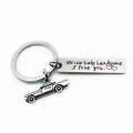 Creative Drive Safe Handsome Words Stainless Steel Keychain Key Rings(Car)