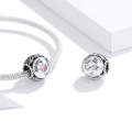 S925 Sterling Silver Twelve Constellation Zircon Beads DIY Bracelet Necklace Accessories, Style:G...