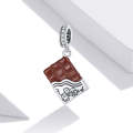 S925 Sterling Silver Savory Chocolate Pendant DIY Bracelet Necklace Accessories
