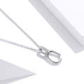 S925 Sterling Silver Geometry Women Nacklace Jewelry