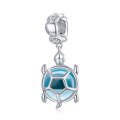 S925 Sterling Silver Blue Turtle Pendant DIY Bracelet Necklace Accessories