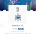 S925 Sterling Silver Blue Turtle Pendant DIY Bracelet Necklace Accessories