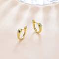 S925 Sterling Silver Smart Snake Ear Studs Women Earrings(Gold)