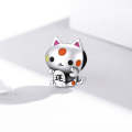 S925 Sterling Silver Cute Lucky Cat Beads DIY Bracelet Necklace Accessories