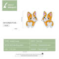 S925 Sterling Silver Cute Corgi Ear Studs Women Earrings