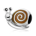 S925 Sterling Silver Mr. Snail Beads DIY Bracelet Necklace Accessories