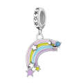 S925 Sterling Silver Fantasy Rainbow Pendant DIY Bracelet Necklace Accessories