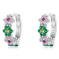 S925 Sterling Silver Delicate Flowers Women Earrings