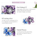 S925 Sterling Silver Butterfly Flower Beads DIY Bracelet Necklace Accessories