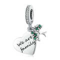 S925 Sterling Silver Heart Life Tree Pendant DIY Bracelet Necklace Accessories