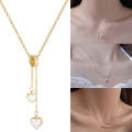 Ladies Light Luxury Bowknot Necklace Clavicle Chain, Specification:XL1727