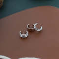 Temperament Ladies Light Luxury Pearl Double Layer Earrings  Earrings, Specification:EH0510