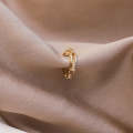 Temperament Ladies Light Luxury Pearl Double Layer Earrings  Earrings, Specification:EH0993