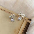 Temperament Ladies Light Luxury Pearl Double Layer Earrings  Earrings, Specification:EH1601