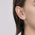 Temperament Ladies Light Luxury Pearl Double Layer Earrings  Earrings, Specification:EH0930