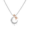 Ladies Alphabet Versatile Titanium Steel Necklace Twist Chain, Specification:XL1464