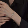 S925 Sterling Silver Gypsophila Beanie Ladies Bracelet, Specification:SL0543