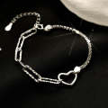 S925 Sterling Silver Gypsophila Beanie Ladies Bracelet, Specification:SL0543