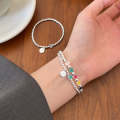 S925 Sterling Silver Gypsophila Beanie Ladies Bracelet, Specification:SL0742