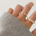 925 Silver Ladies Vintage Wear Combination Ring, Specification:J2310