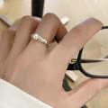 925 Silver Ladies Vintage Wear Combination Ring, Specification:J2996