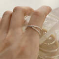 925 Silver Ladies Vintage Wear Combination Ring, Specification:J3032