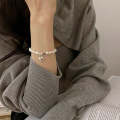 925 Sterling Silver Vintage Open Bracelet Hand Decoration, Specification:SL0685