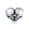 S925 Sterling Silver Skull Bones Beads DIY Bracelet Necklace Accessories