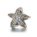 S925 Sterling Silver Starfish Beads DIY Bracelet Necklace Accessories