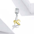 S925 Sterling Silver Banana Fruit Pendant DIY Bracelet Necklace Accessories