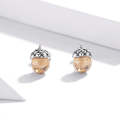 S925 Sterling Silver Oak Fruit Women Earrings Jewelry