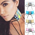 European and American Simple Sexy Bound Collar Fashion Laser Skin Glowing Necklace, Random Color ...