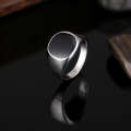 Europe and America Men Classic Alloy High Polished Drip Oil Style Ring, Size: 10, Diameter: 19.9m...