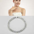 16cm Fashion Zircon Encrusted Roman Bracelets Platinum-plated Bracelet Jewelry