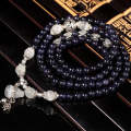 Fashion Jewelry Accessory Garnet Beads Bracelet (Blue Sandstone & Calabash)