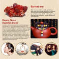 Fashion Jewelry Accessory Garnet Beads Bracelet (Red Agate & Elephant)